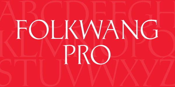 P22 Folkwang Pro Font